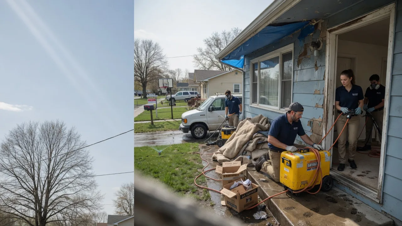Basement Flood Cleanup in Utica, KY near me